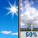 Monday: Sunny then Chance Showers And Thunderstorms