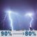 Wednesday Night: Showers and thunderstorms. Cloudy, with a low around 46. West wind 0 to 5 mph. Chance of precipitation is 90%. New rainfall amounts between a quarter and half of an inch possible. Wednesday Night: Showers And Thunderstorms