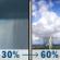Wednesday: A chance of rain showers between 10am and noon, then showers and thunderstorms likely. Mostly sunny, with a high near 79. Southwest wind 0 to 10 mph. Chance of precipitation is 60%. New rainfall amounts less than a tenth of an inch possible. Wednesday: Chance Rain Showers then Showers And Thunderstorms Likely
