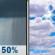 Thursday: A chance of rain showers before 11am. Partly sunny, with a high near 55. North wind 10 to 15 mph. Chance of precipitation is 50%. New rainfall amounts less than a tenth of an inch possible. Thursday: Chance Rain Showers then Partly Sunny