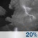 Tonight: A slight chance of showers and thunderstorms before 2am. Mostly cloudy, with a low around 47. South wind 0 to 15 mph. Chance of precipitation is 20%. New rainfall amounts less than a tenth of an inch possible. Tonight: Slight Chance Showers And Thunderstorms