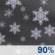 Saturday Night: Rain and snow showers before 7pm, then rain and snow showers between 7pm and 9pm, then rain and snow showers between 9pm and 11pm, then rain and snow showers between 11pm and 1am, then rain and snow showers between 1am and 3am, then rain and snow showers likely between 3am and 5am, then a chance of rain and snow showers. Cloudy, with a low around 34. East southeast wind 0 to 10 mph. Chance of precipitation is 90%. New rainfall amounts less than a tenth of an inch possible. Saturday Night: Rain And Snow Showers